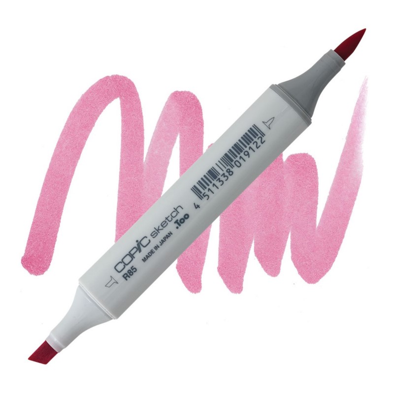 Lihová fixa COPIC Sketch oboustranná Brush & Chisel, R85 Rose red