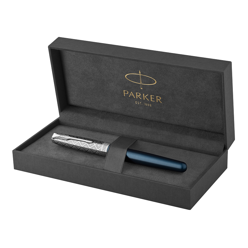 Plnící pero PARKER Sonnet Premium Metal Blue CT "F"