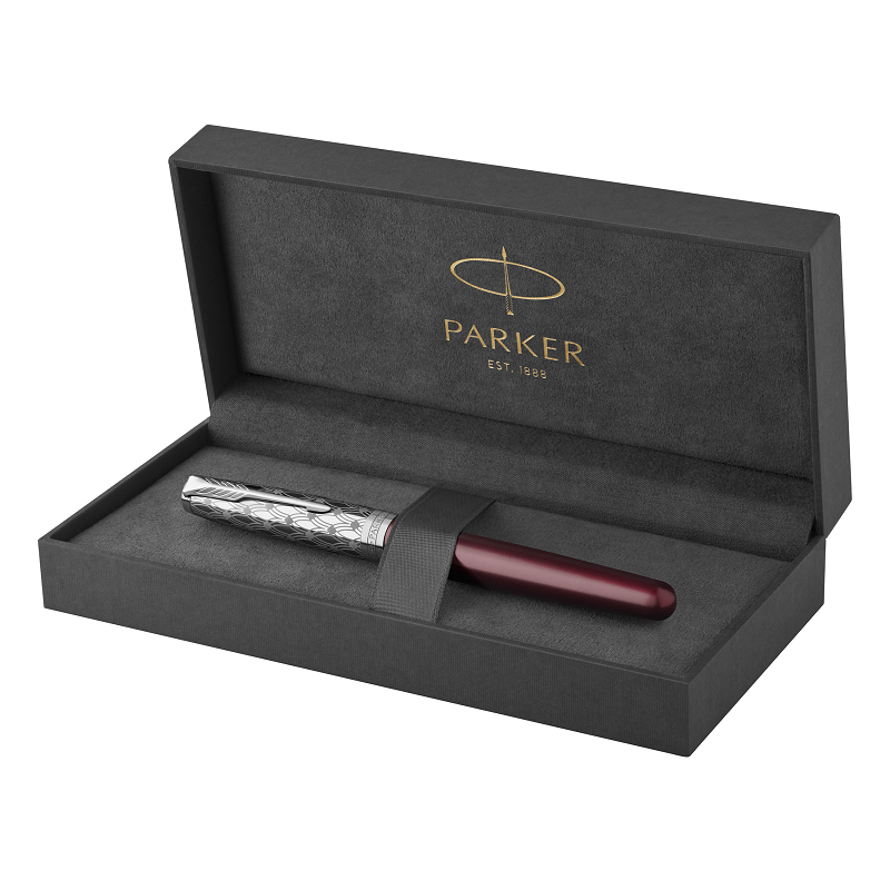 Plnící pero PARKER Sonnet Premium Metal Red CT "F"