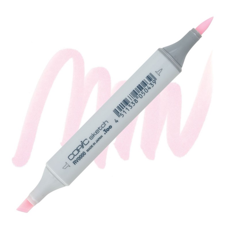 Lihová fixa COPIC Sketch oboustranná Brush & Chisel, RV0000 Evening primrose