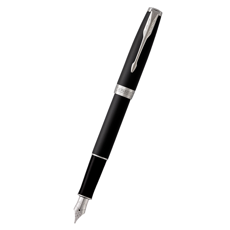 Plnící pero PARKER Sonnet Matte Black CT "M"