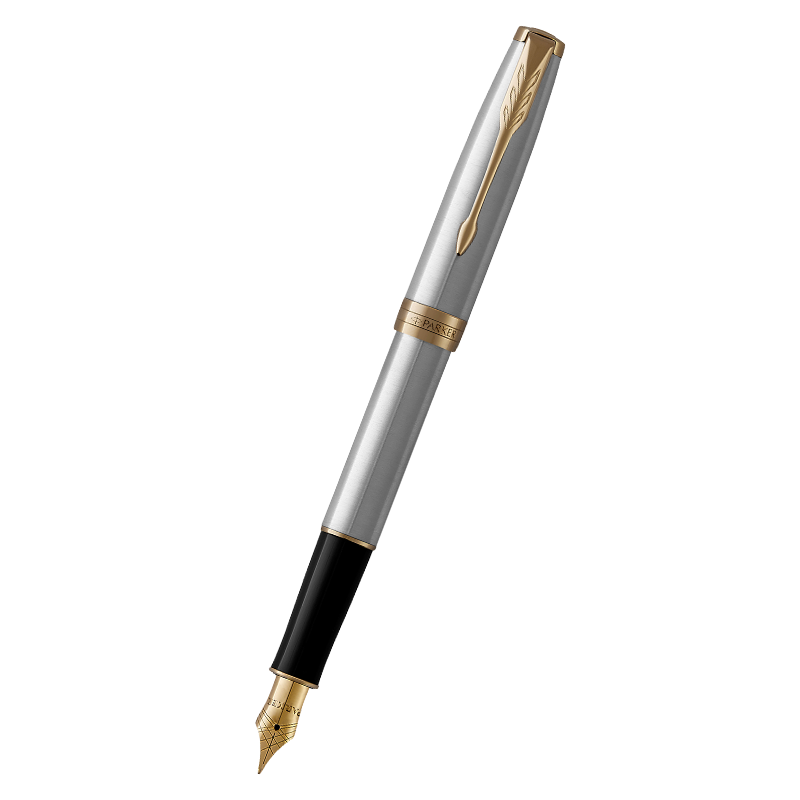 Plnící pero PARKER Sonnet Stainless Steel GT "F"