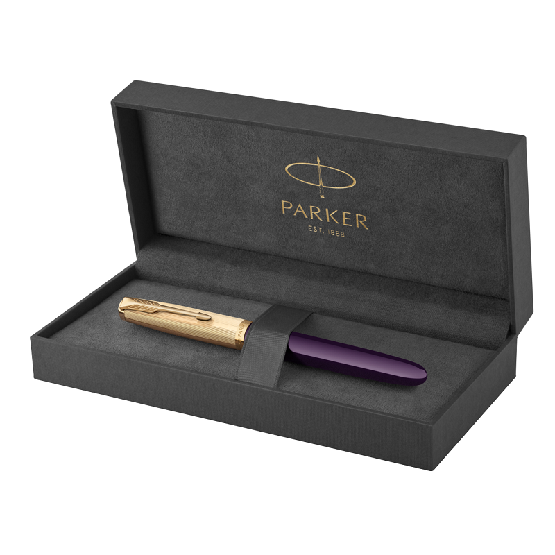 Plnící pero PARKER 51 Deluxe Plum GT "F"