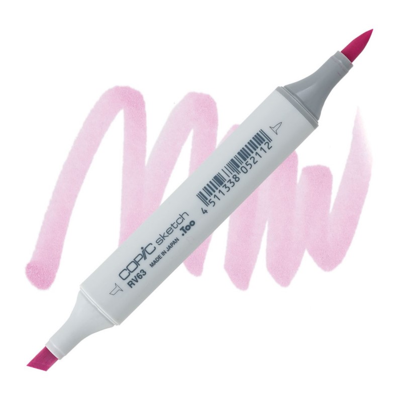 Lihová fixa COPIC Sketch oboustranná Brush & Chisel, RV63 Begonia