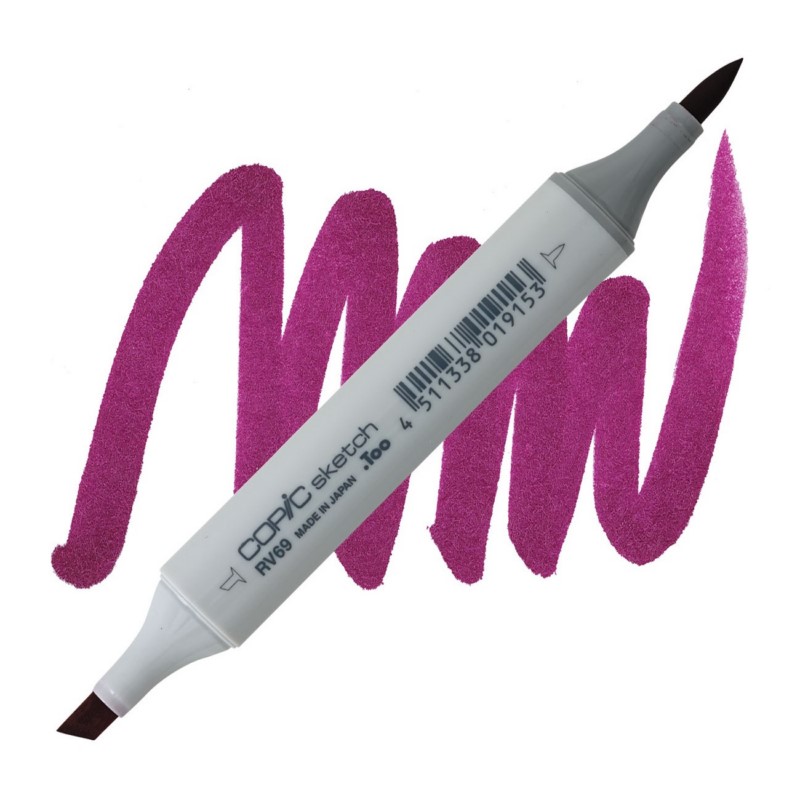 Lihová fixa COPIC Sketch oboustranná Brush & Chisel, RV69 Peony