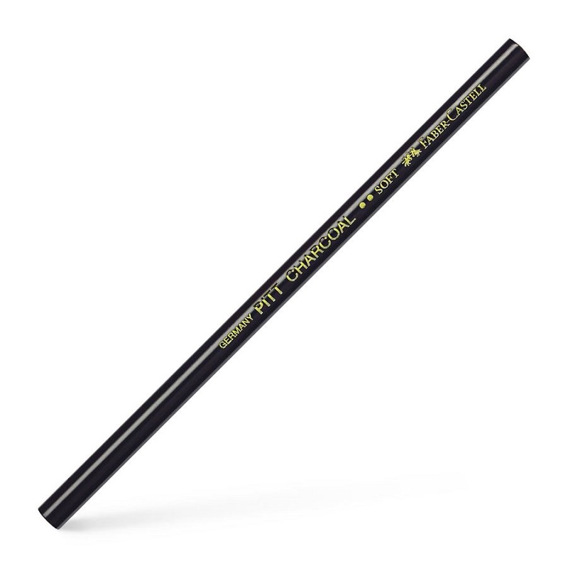 FABER-CASTELL uhlová tužka Pitt MONOCHROME přírodní, Soft