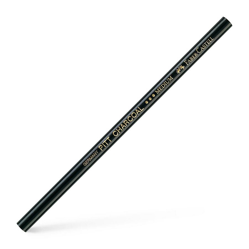 FABER-CASTELL uhlová tužka Pitt MONOCHROME přírodní, Medium