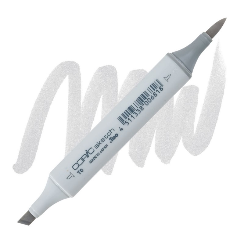 Lihová fixa COPIC Sketch oboustranná Brush & Chisel, T0 Toner gray 0