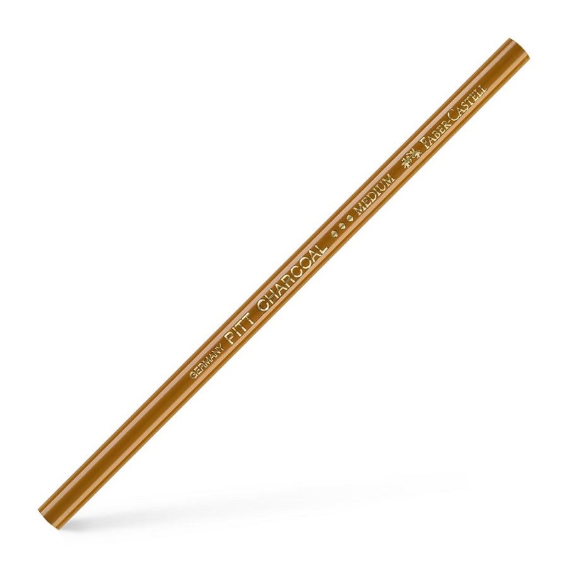 FABER-CASTELL uhlová tužka Pitt MONOCHROME lisovaná, Medium