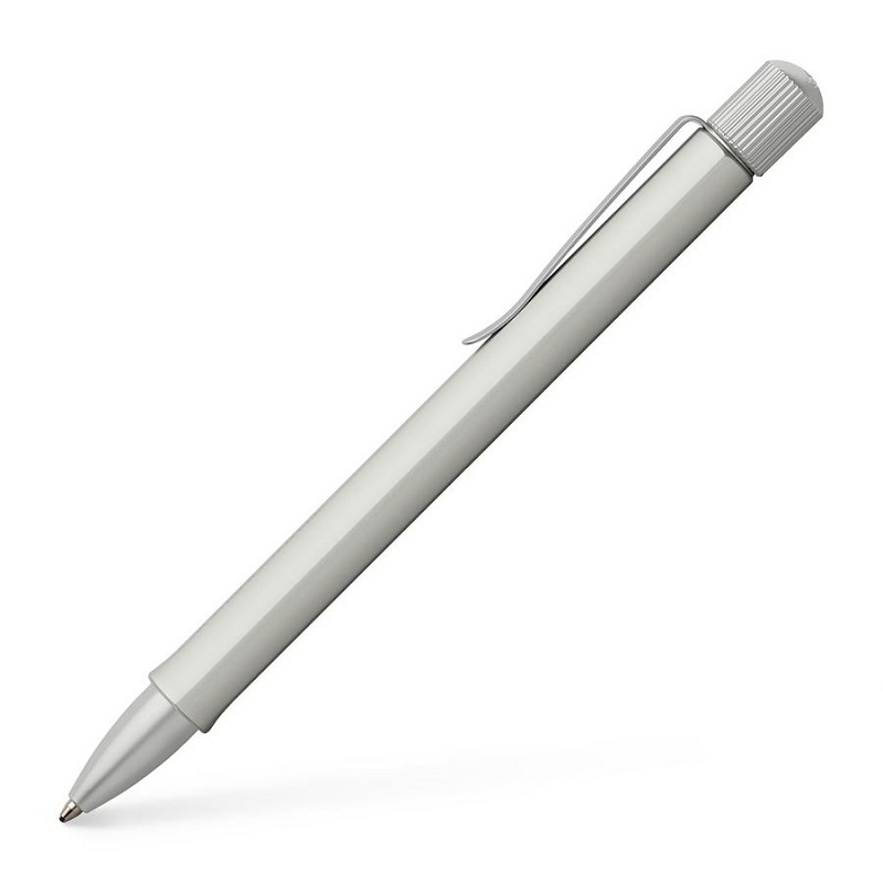 FABER-CASTELL kuličkové pero Hexo, stříbrné
