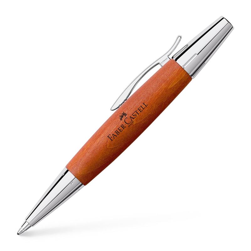 FABER-CASTELL kuličkové pero E-motion Wood Reddish Brown