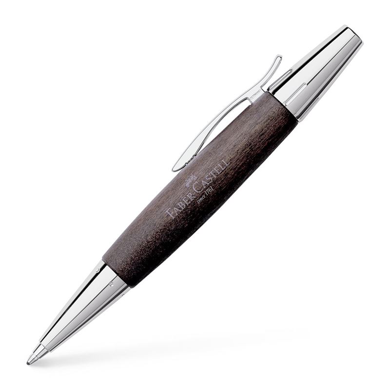 FABER-CASTELL kuličkové pero E-motion Wood Black