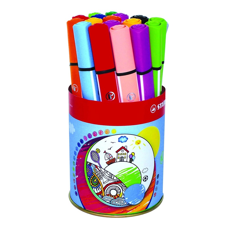 Fix STABILO Trio Scribbi, 16ks v kovové dóze