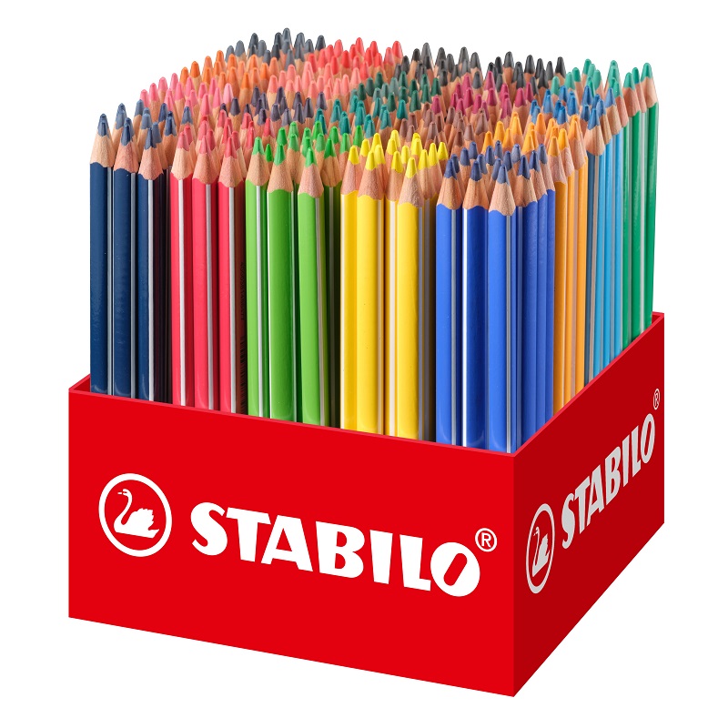 Pastelky STABILO Trio silné, 300ks školní XXL box