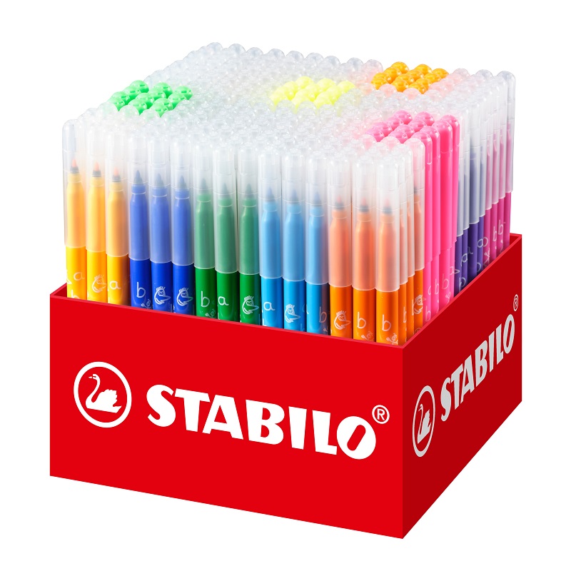 Fixy STABILO Trio A-Z, 240ks školní XXL box