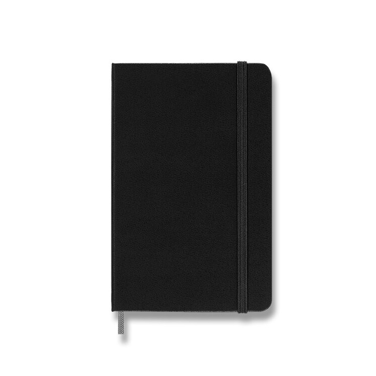 Skicář MOLESKINE Smart Writing tvrdý linkovaný černý S
