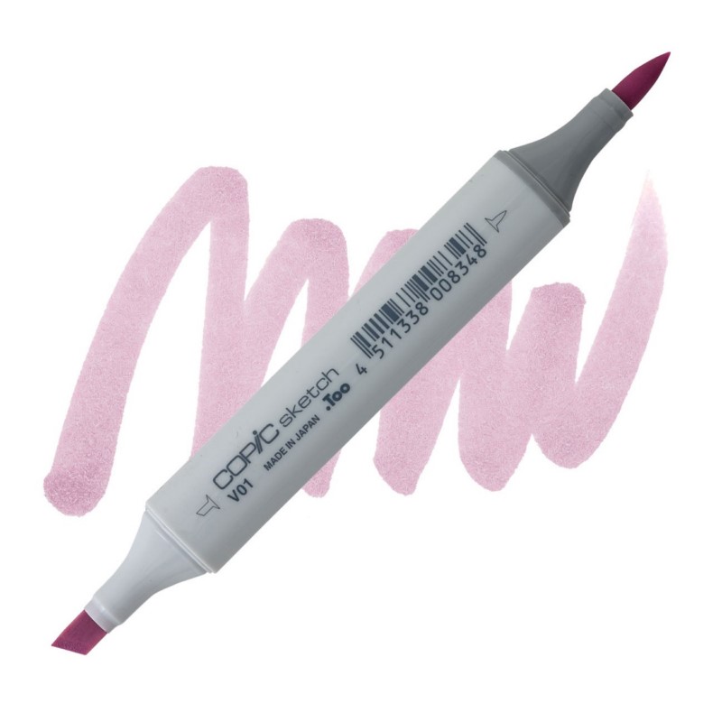 Lihová fixa COPIC Sketch oboustranná Brush & Chisel, V01 Heath