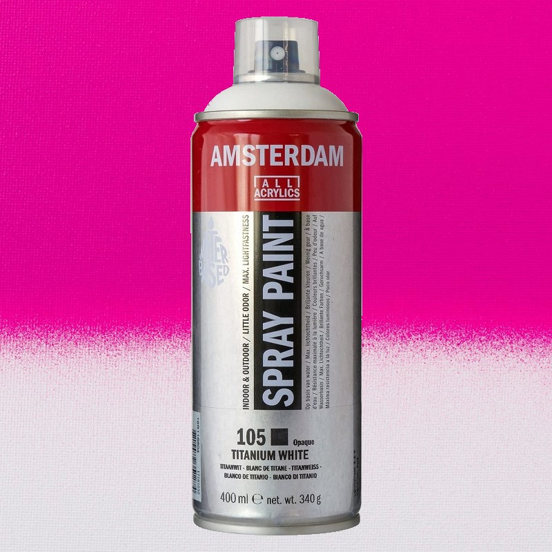 Akrylový sprej AMSTERDAM 400ml, Permanent Red Violet Light