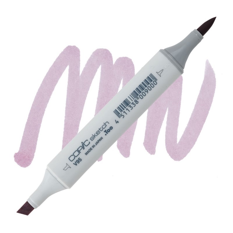 Lihová fixa COPIC Sketch oboustranná Brush & Chisel, V95 Light grape