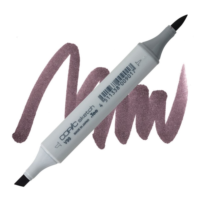 Lihová fixa COPIC Sketch oboustranná Brush & Chisel, V99 Aubergine