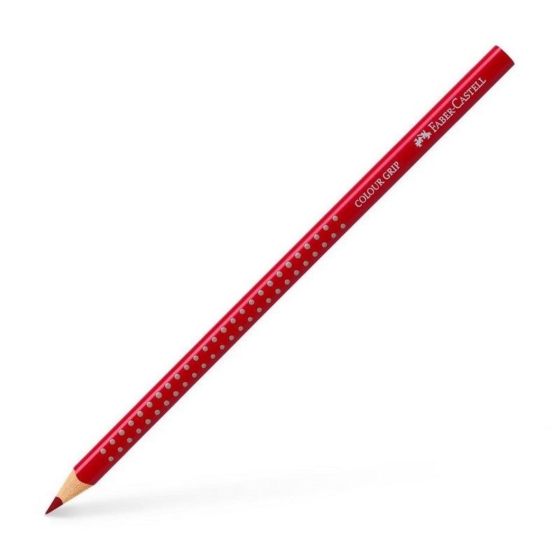 FABER-CASTELL ergonomická pastelka GRIP, červená karmínová