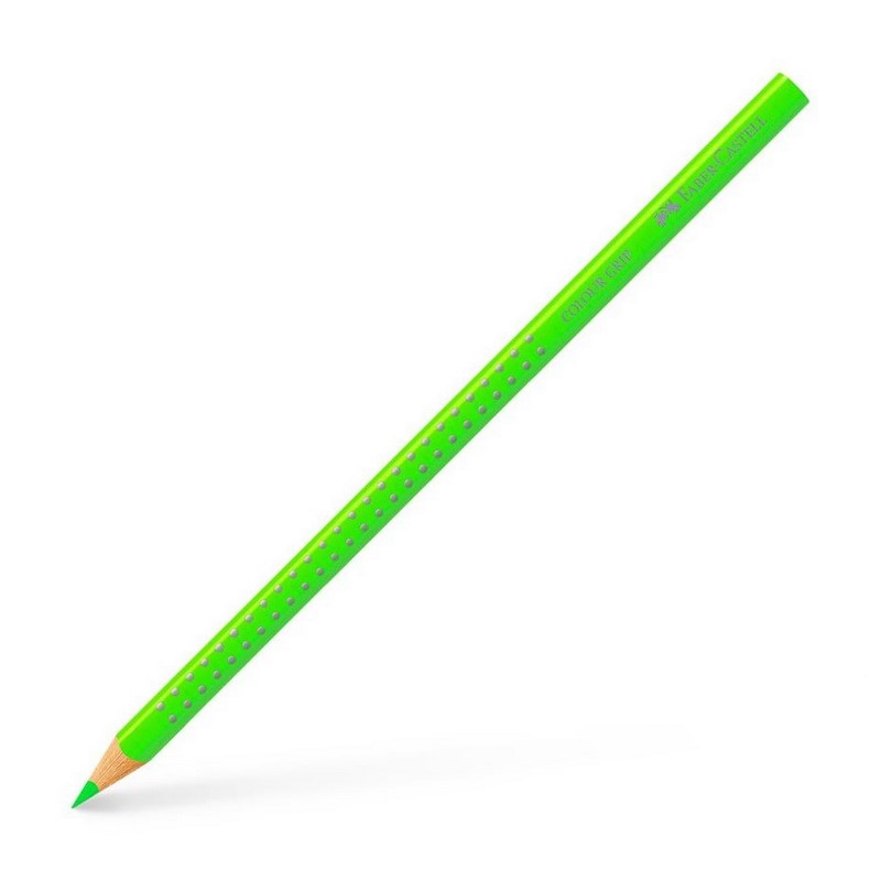 FABER-CASTELL ergonomická pastelka GRIP, neonově zelená