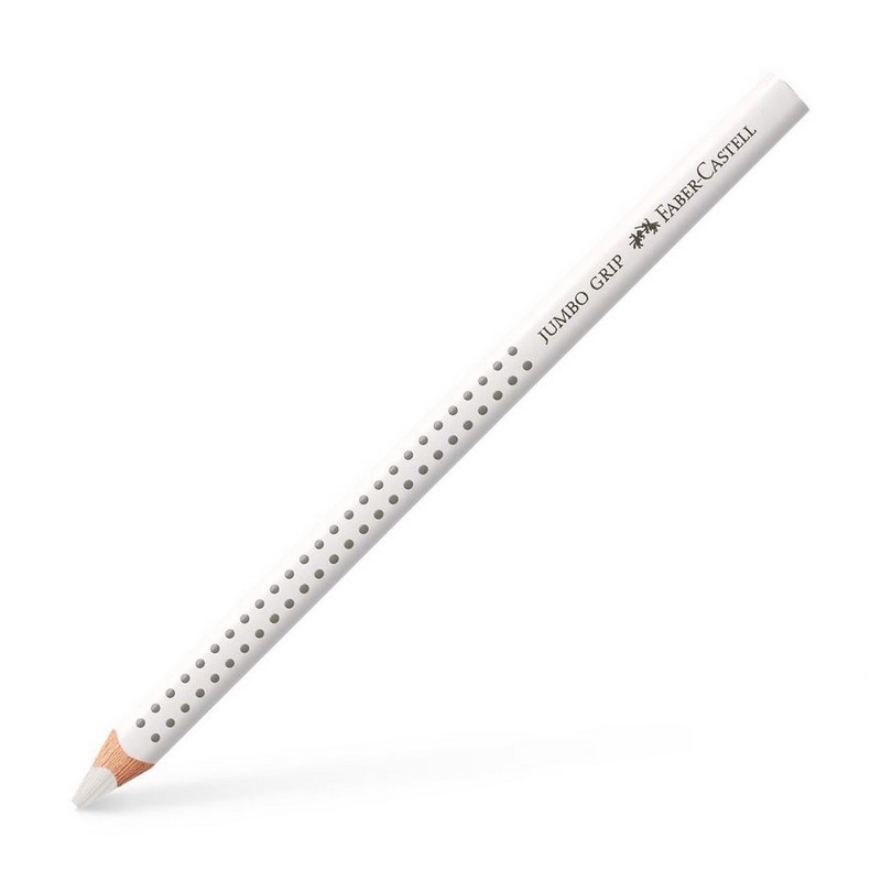 FABER-CASTELL ergonomická pastelka GRIP Jumbo, bílá
