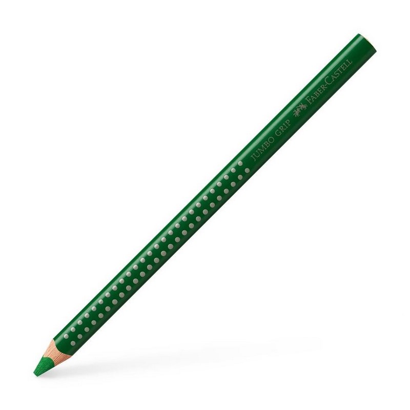 FABER-CASTELL ergonomická pastelka GRIP Jumbo, olivová zelená