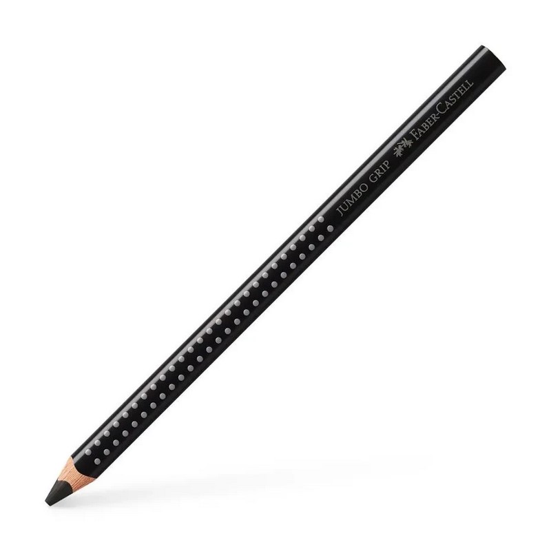 FABER-CASTELL ergonomická pastelka GRIP Jumbo, černá