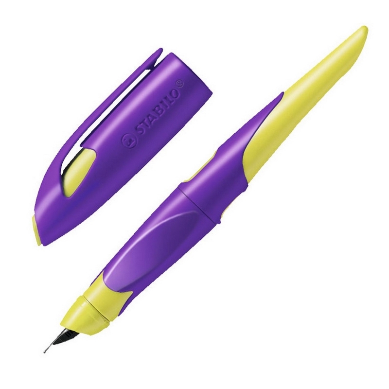 Plnící pero STABILO EASYbirdy pro praváky, fialovo-žluté