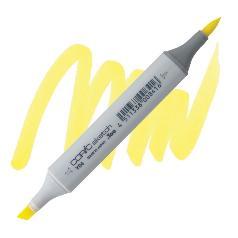 Lihová fixa COPIC Sketch oboustranná Brush & Chisel, Y04 Acacia