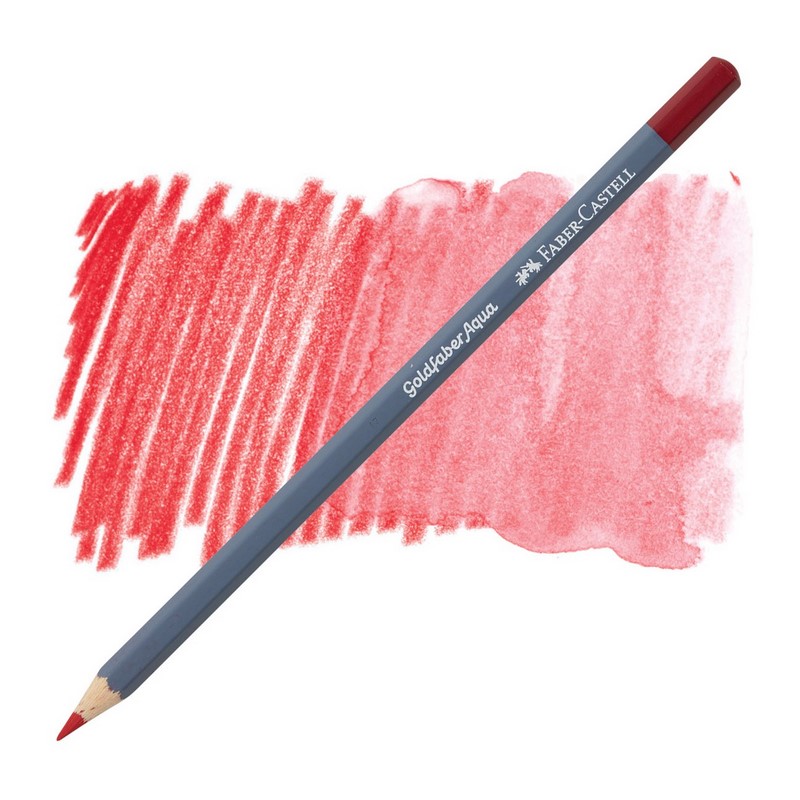 FABER-CASTELL akvarelová pastelka GOLDFABER AQUA, 126 Permanent Carmine