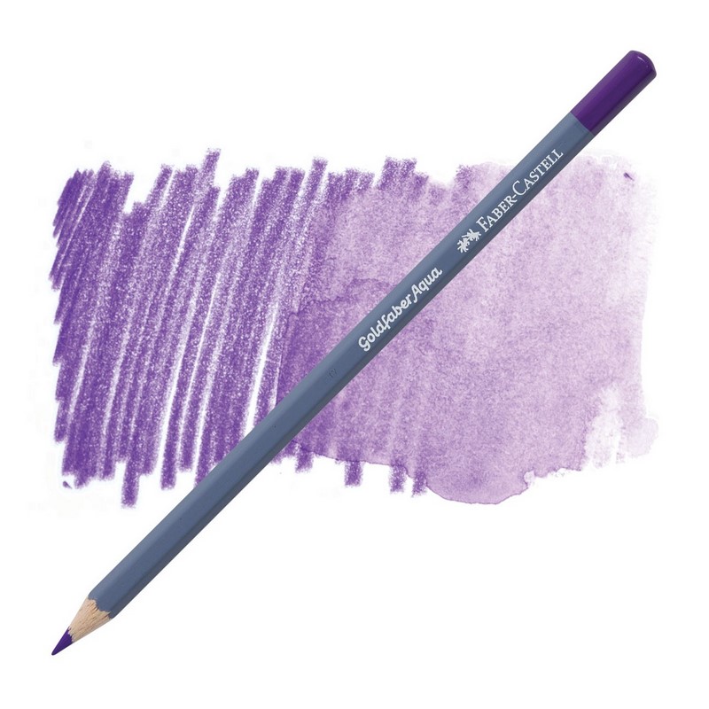 FABER-CASTELL akvarelová pastelka GOLDFABER AQUA, 136 Purple Violet