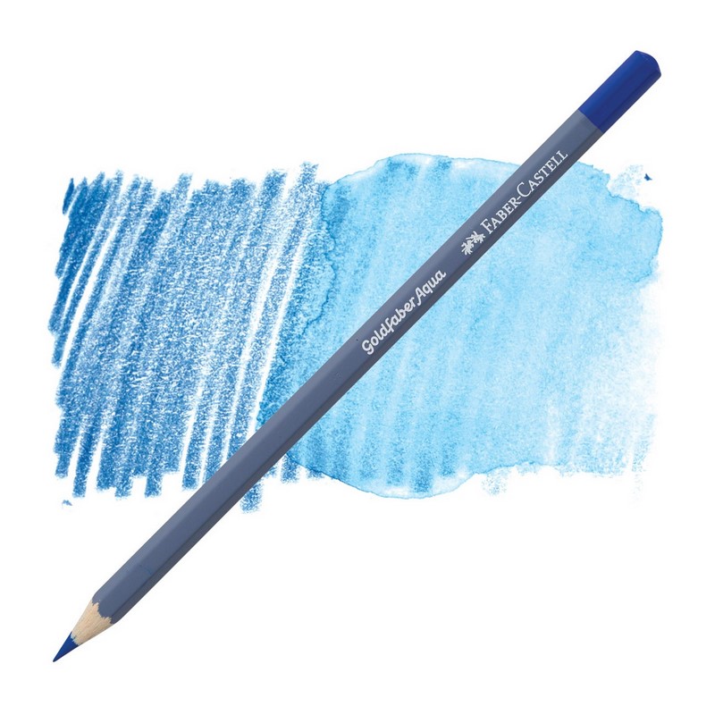 FABER-CASTELL akvarelová pastelka GOLDFABER AQUA, 143 Cobalt Blue