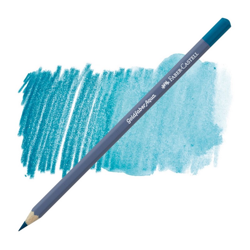 FABER-CASTELL akvarelová pastelka GOLDFABER AQUA, 153 Cobalt Turquoise