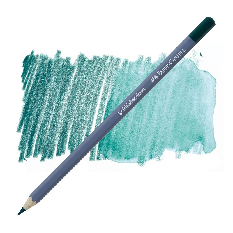 FABER-CASTELL akvarelová pastelka GOLDFABER AQUA, 158 Deep Cobalt Green