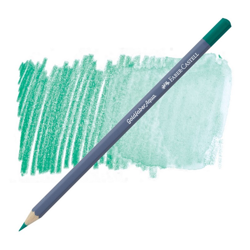 FABER-CASTELL akvarelová pastelka GOLDFABER AQUA, 161 Phthalo Green