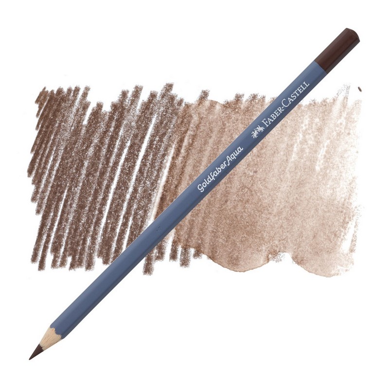 FABER-CASTELL akvarelová pastelka GOLDFABER AQUA, 176 Van Dyck Brown