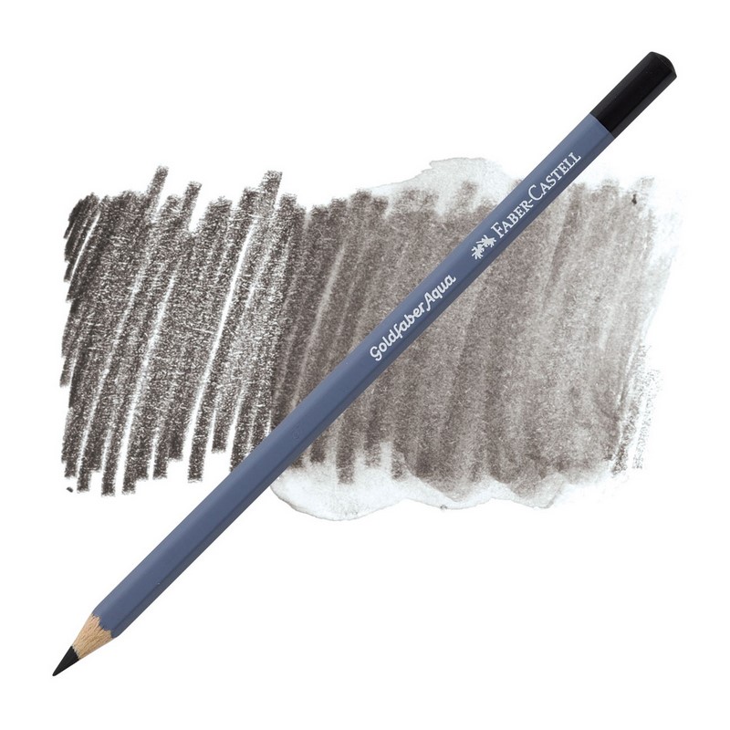 FABER-CASTELL akvarelová pastelka GOLDFABER AQUA, 199 Black