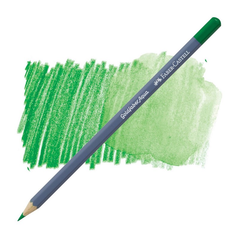 FABER-CASTELL akvarelová pastelka GOLDFABER AQUA, 266 Permanent Green
