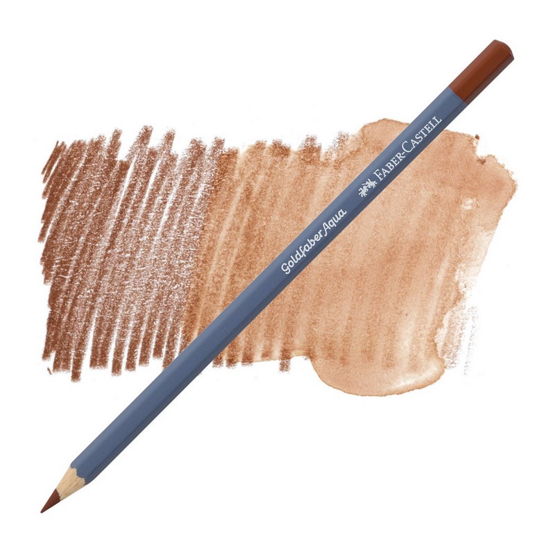 FABER-CASTELL akvarelová pastelka GOLDFABER AQUA, 283 Burnt Sienna