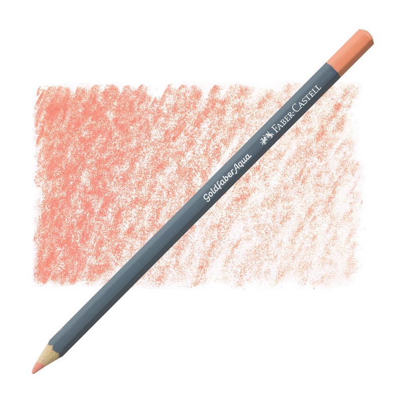 FABER-CASTELL akvarelová pastelka GOLDFABER AQUA, 418 Pastel Scarlet Red