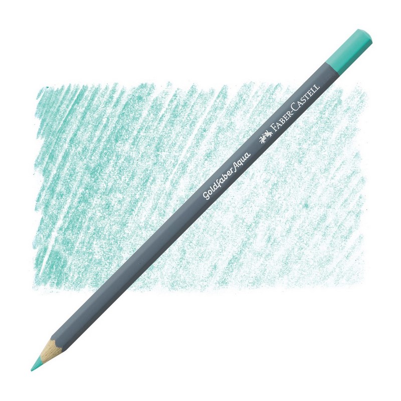 FABER-CASTELL akvarelová pastelka GOLDFABER AQUA, 466 Pastel Permanent Green