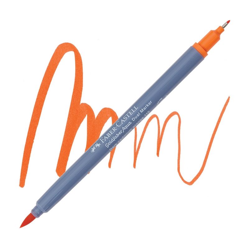 FABER-CASTELL akvarelový GOLDFABER DUAL, 115 Dark Cadmium Orange