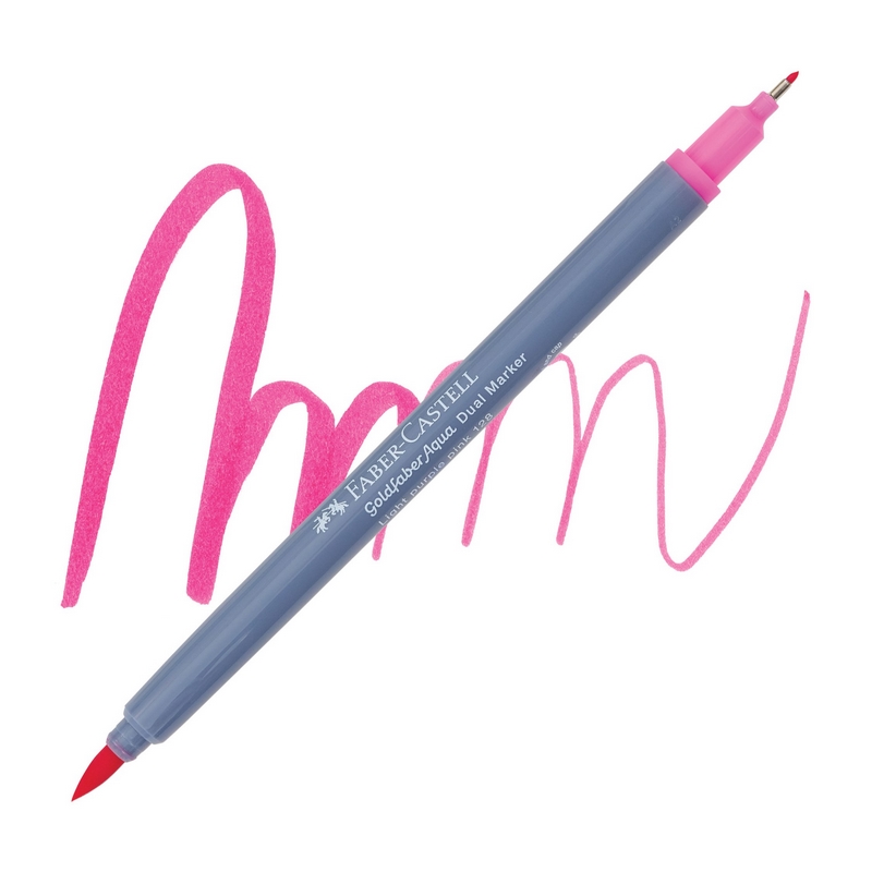 FABER-CASTELL akvarelový GOLDFABER DUAL, 128 Light Purple Pink