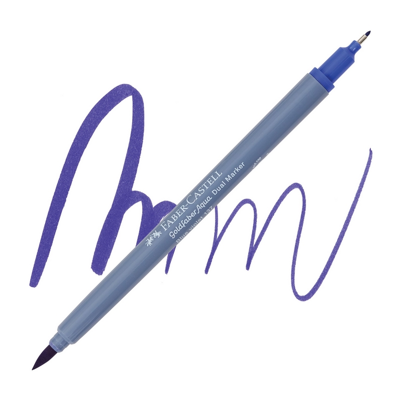 FABER-CASTELL akvarelový GOLDFABER DUAL, 137 Blue Violet
