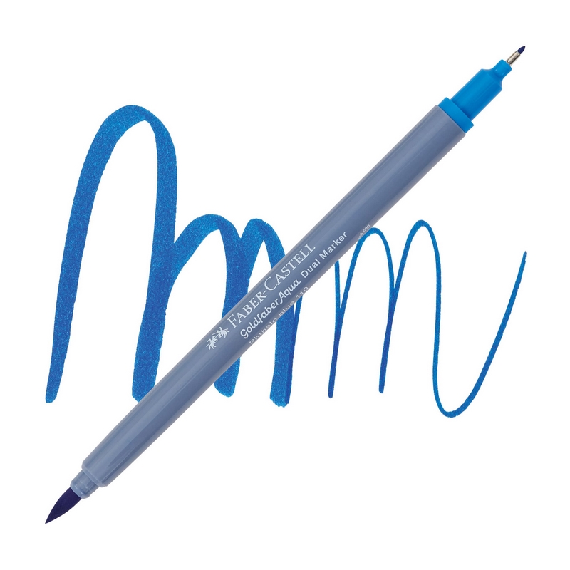 FABER-CASTELL akvarelový GOLDFABER DUAL, 110 Phthalo Blue
