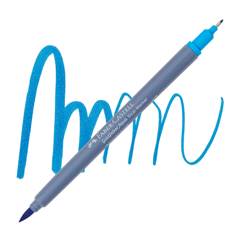 FABER-CASTELL akvarelový GOLDFABER DUAL, 449 Azure Blue