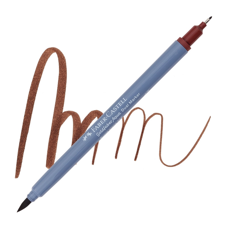 FABER-CASTELL akvarelový GOLDFABER DUAL, 283 Burnt Sienna