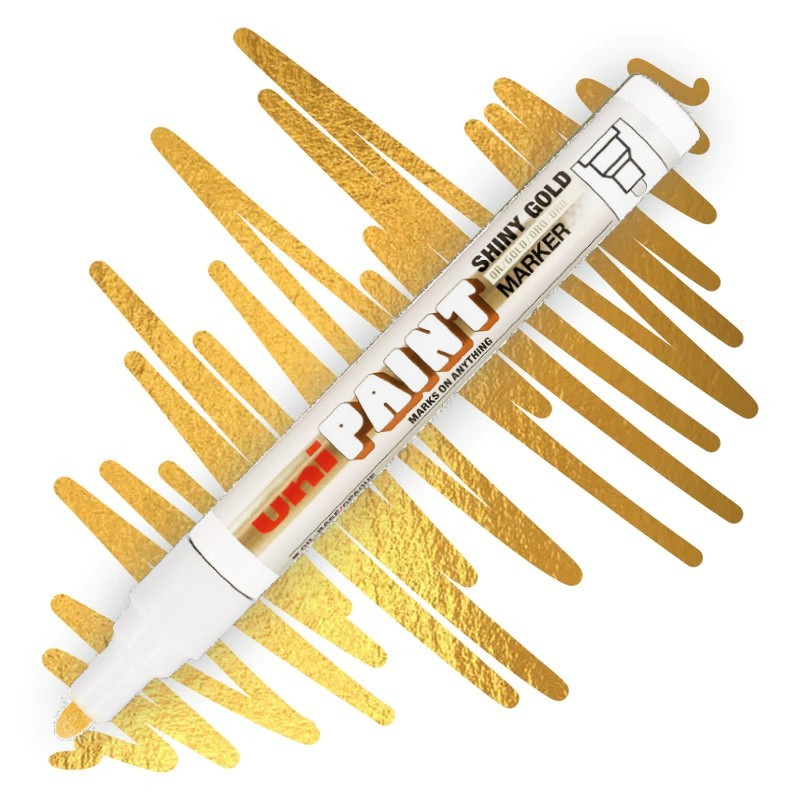 UNI PAINT lakový popisovač PX-20, lesklý zlatý
